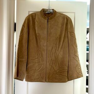 Suede Jacket Chico’s size 1 (fits like an 8)